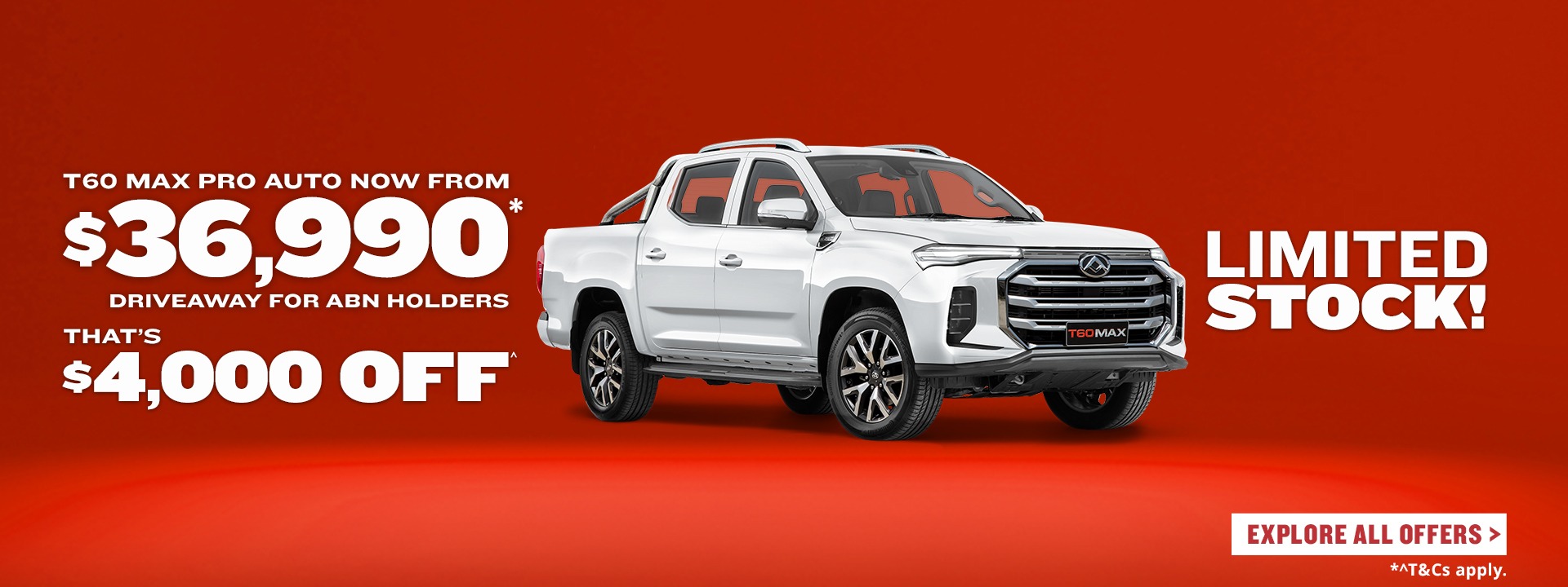 LDV T60 MAX Pro Offer
